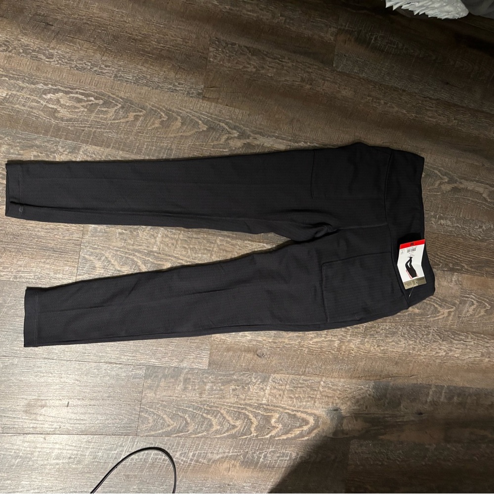 Mondetta Black Jacquard Knit Leggings